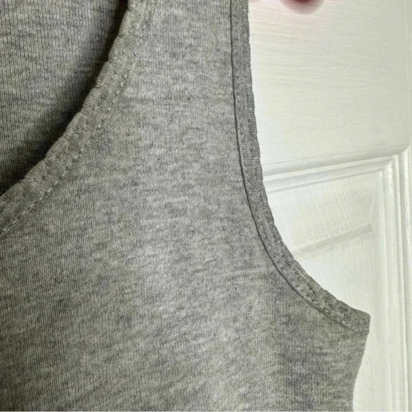 Sanfu Tank  Top Ribbed Grey Size Medium - Picture 5 of 16